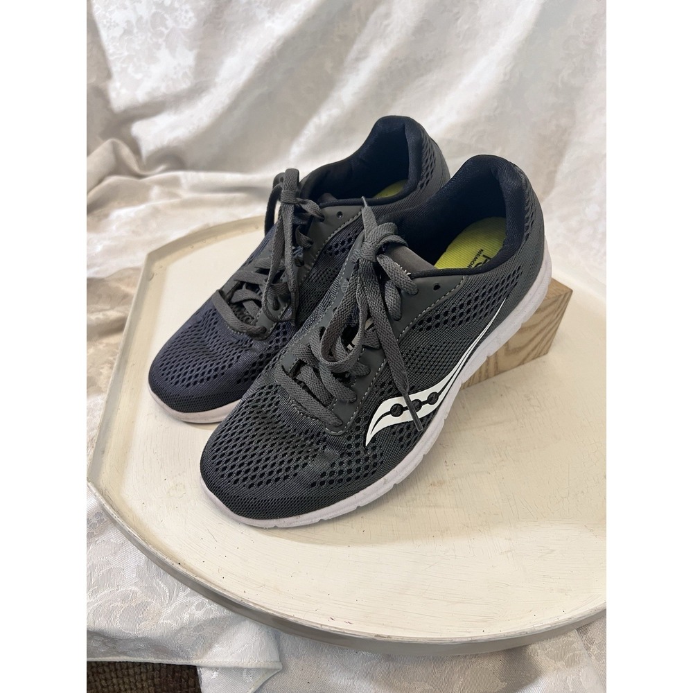 Saucony Kineta Relay Womens Gray Mesh Running Shoes S15269-1 Size 7